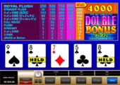 double bonus poker microgaming